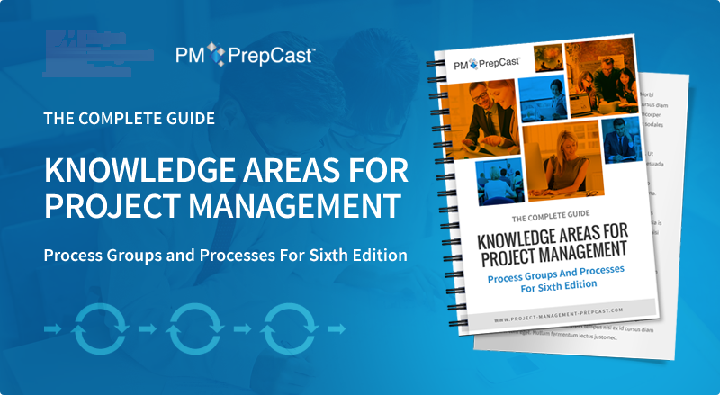 Diagram displaying knowledge areas of project management